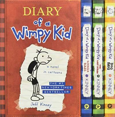Diary of a Wimpy Kid Box of Books 1-4 Revised: Diary of E Wimpy Kid, Rodrick Rlues, the Last Straw, Dog Days